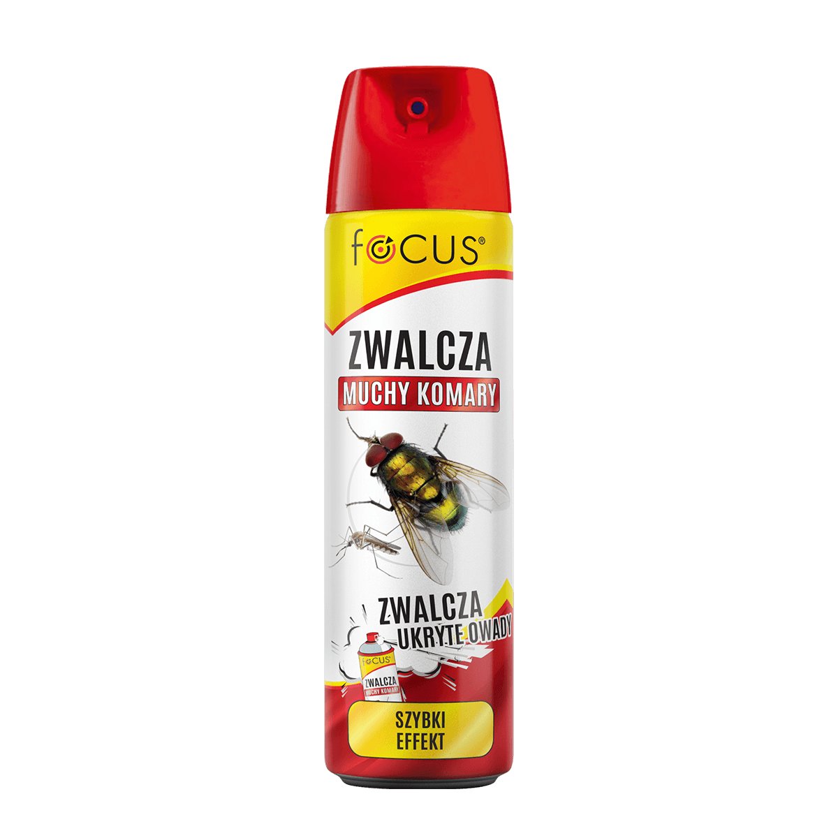 Aerozol Focus zwalcza muchy i komary 300 ml Agrosimex