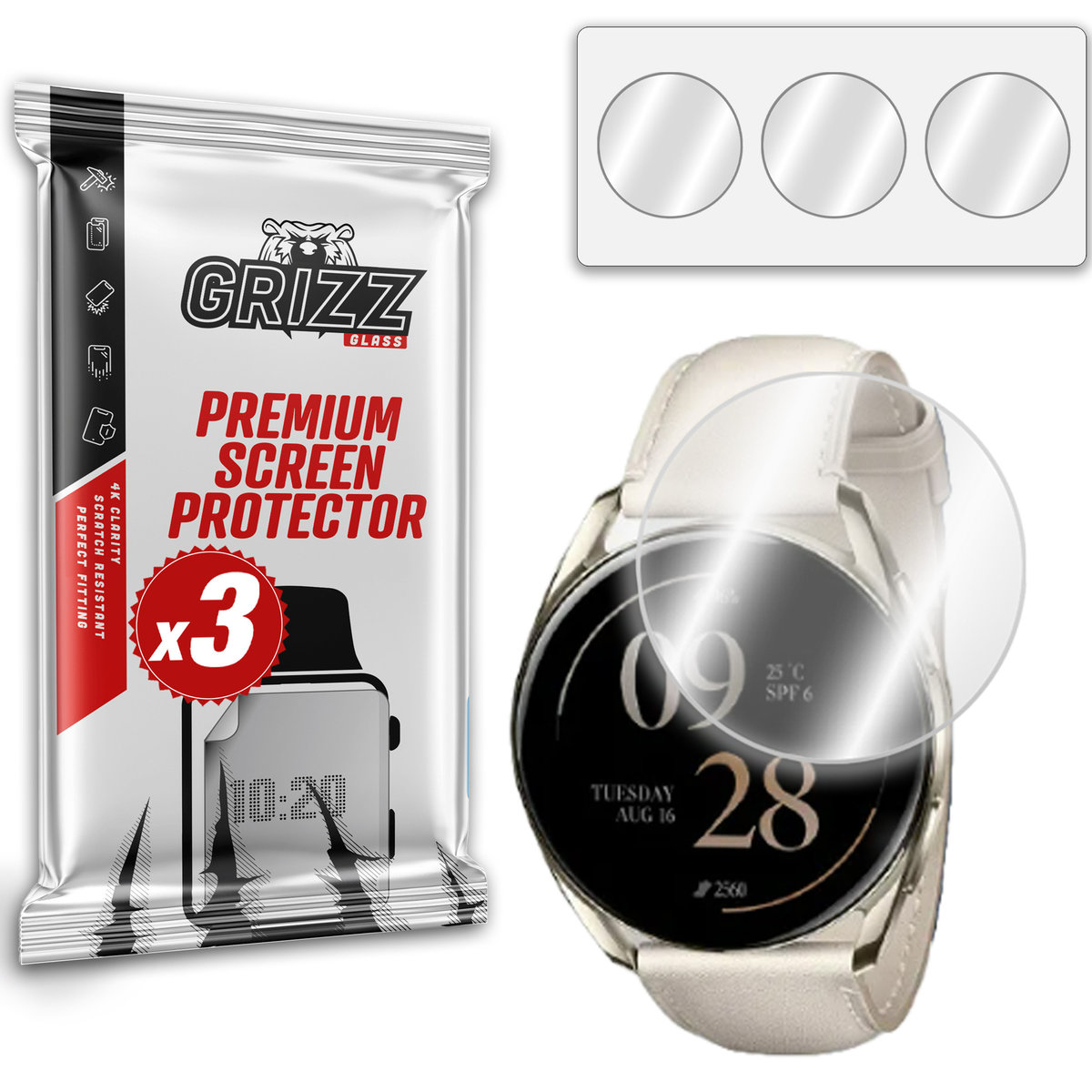 Grizzglass Hydrofilm Folia Hydrożelowa Do Xiaomi Watch S2 46Mm