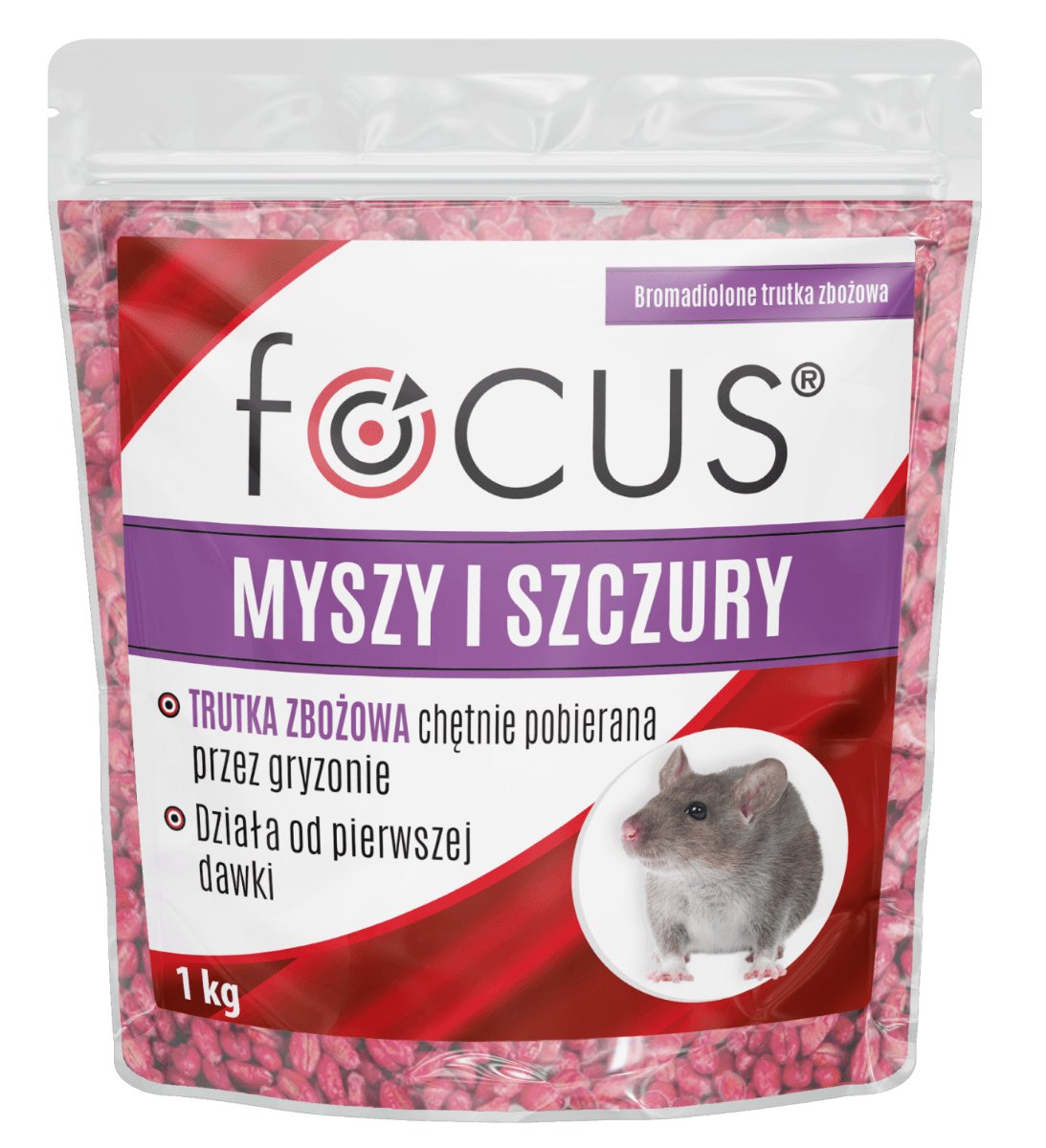 Trutka Zbożowa Na Myszy I Szczury 1Kg Focus