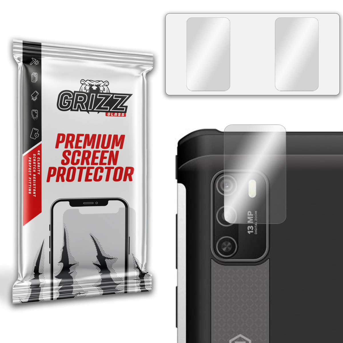 Grizzglass Hybridglass Camera Szkło Hybrydowe Na Obiektyw Do Hammer Iron 4