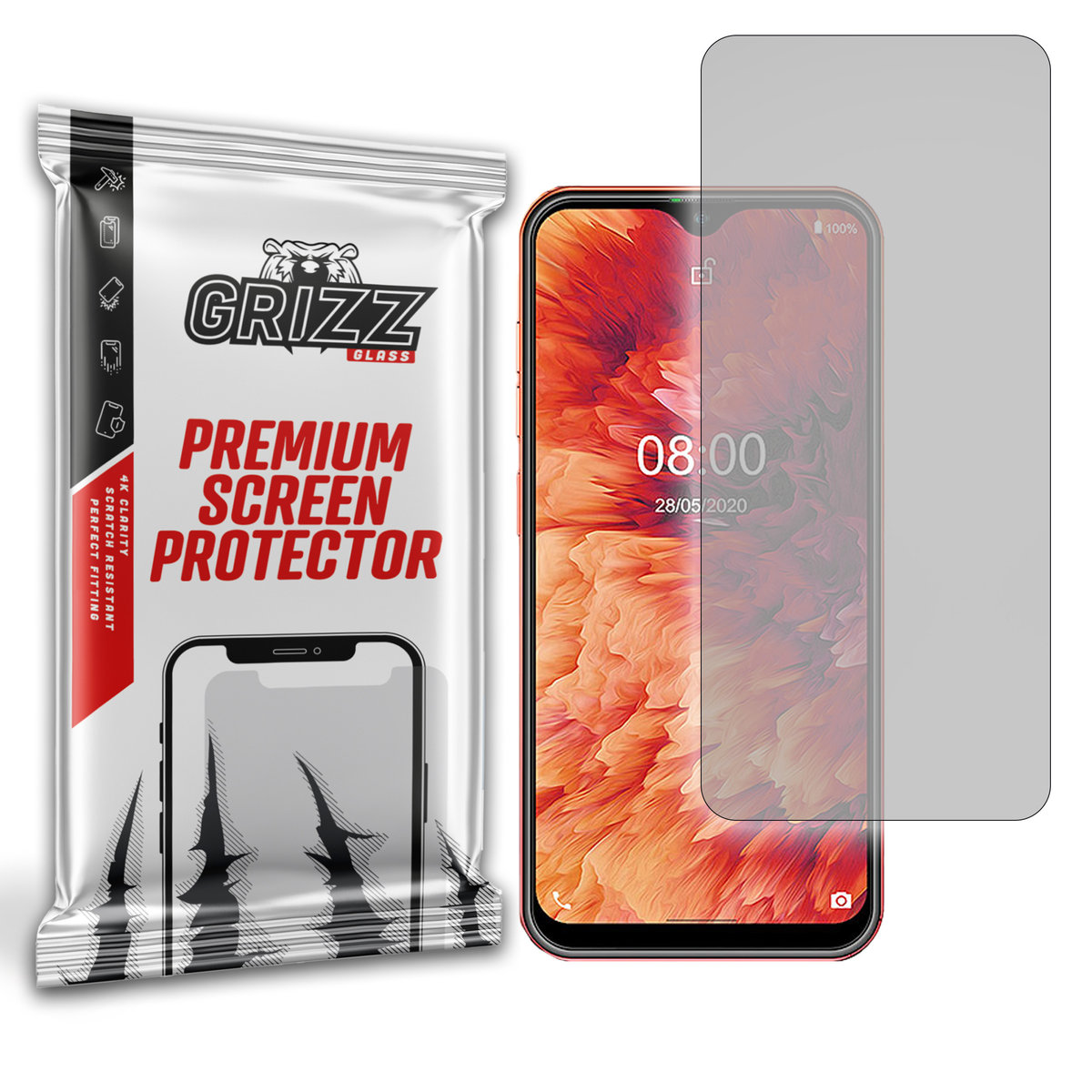 Grizzglass Paperscreen Folia Matowa Do Ulefone Note 8P