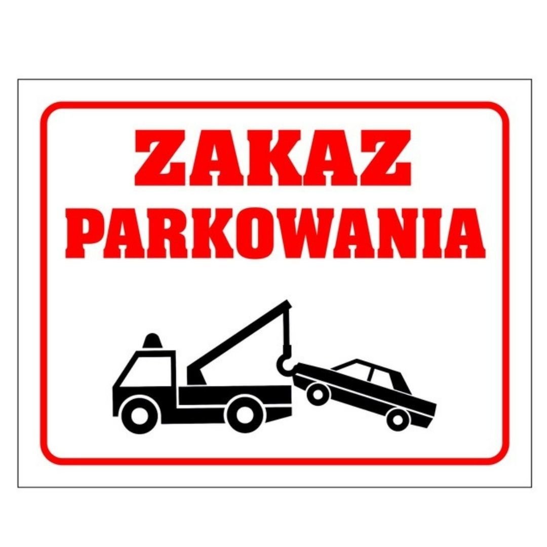 Tablica PVC 300x240 Zakaz parkowania