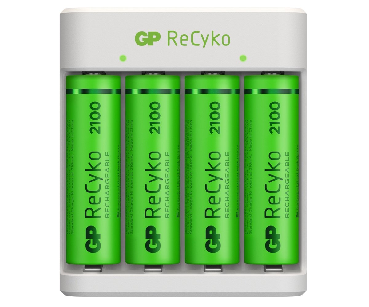 GP Ładowarka Eco E411 + 4× AA ReCyko 2000 1604841110)