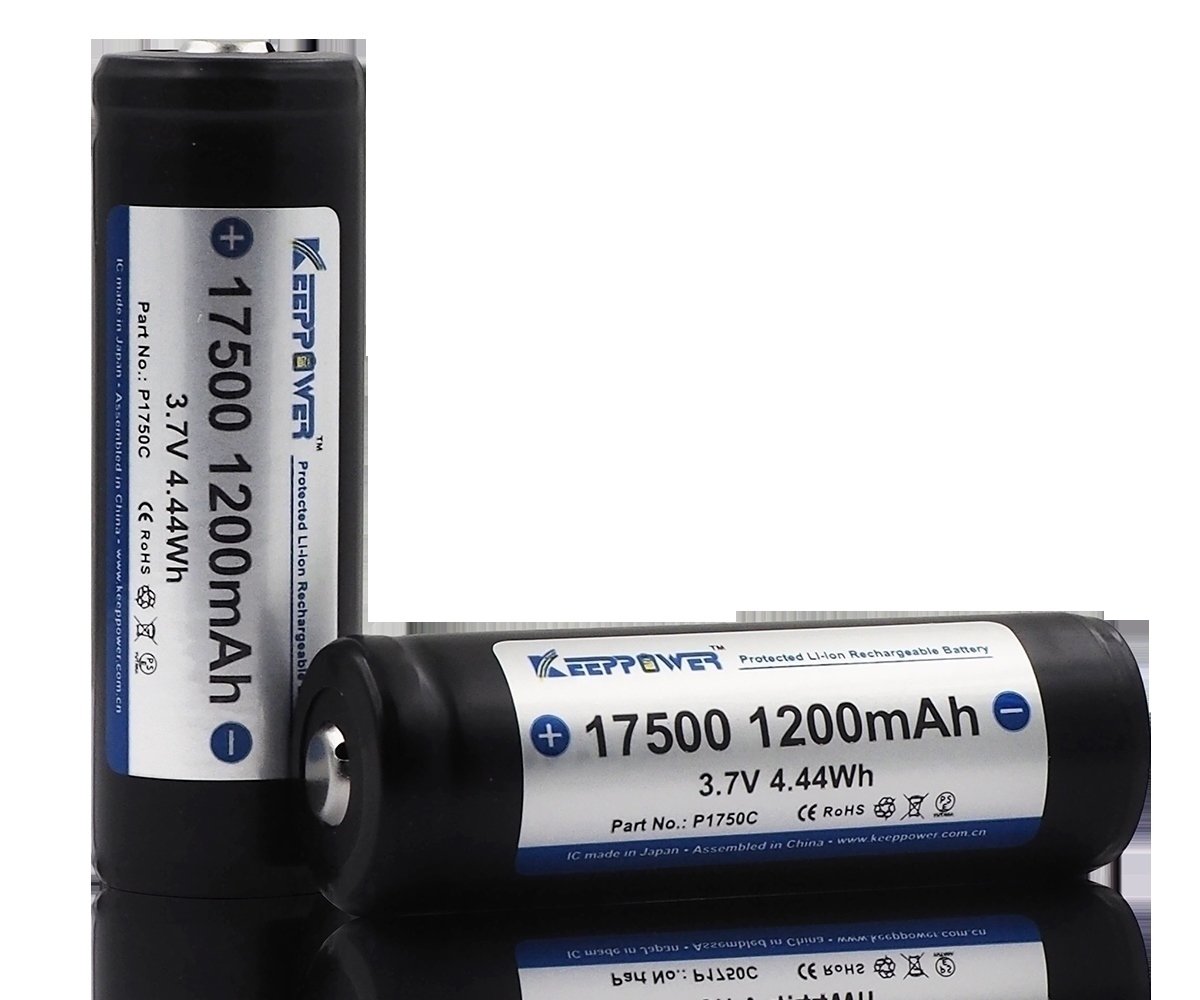 KP ICR17500-120PCM 1200mAh  4/5A Li-ION