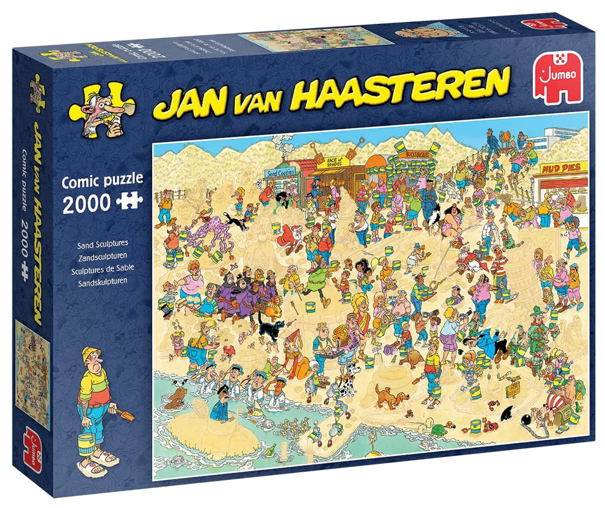 Puzzle, Jan van Haasteren, Rzeźby z piasku, 2000 el.