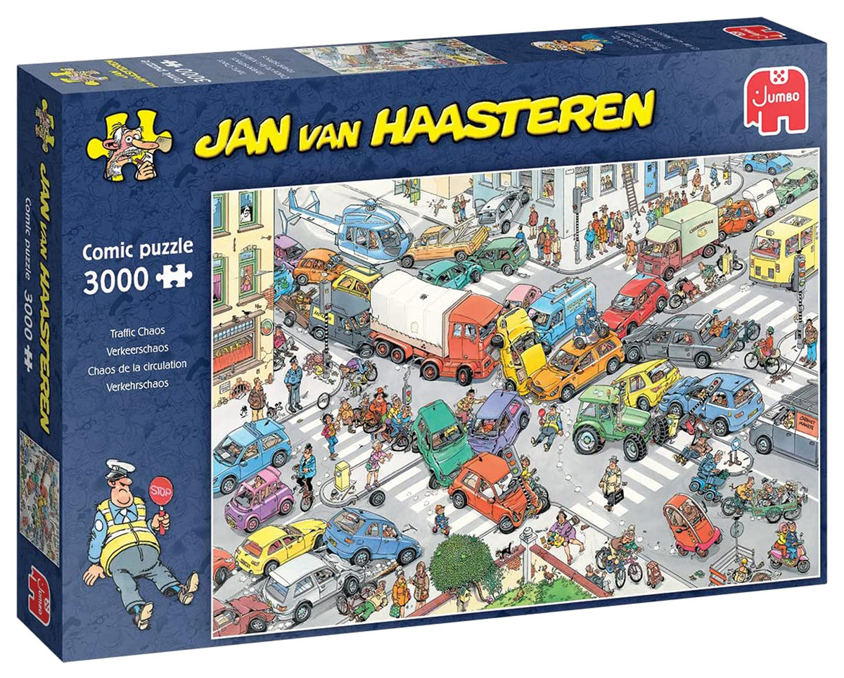 Puzzle, Jan van Haasteren, Drogowy chaos, 3000 el.