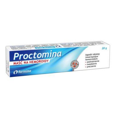 Farmina Proctomina maść na hemoroidy 20 g | DARMOWA DOSTAWA OD 199 PLN!