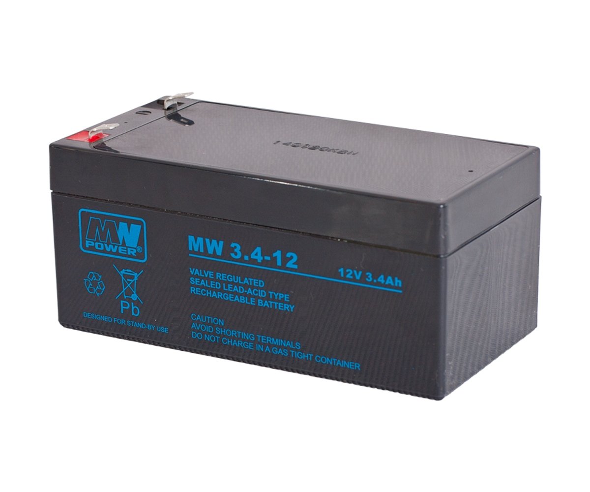 Akumulator żelowy 12V/3,4Ah MW T1