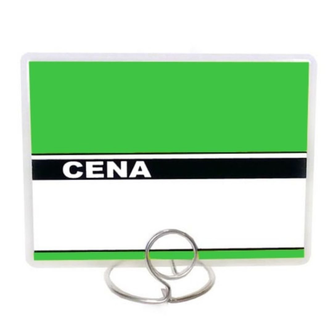 Cenówki Laminowane Zielone 80X111 - Napis Cena 50 Szt.