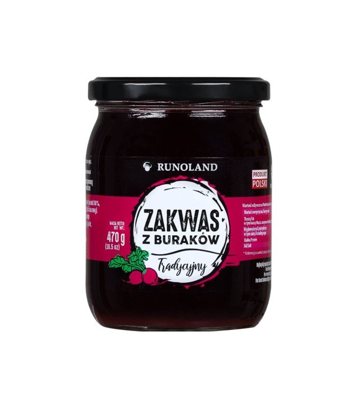 Tradycyjny Zakwas Z Buraków, 470G, Runoland