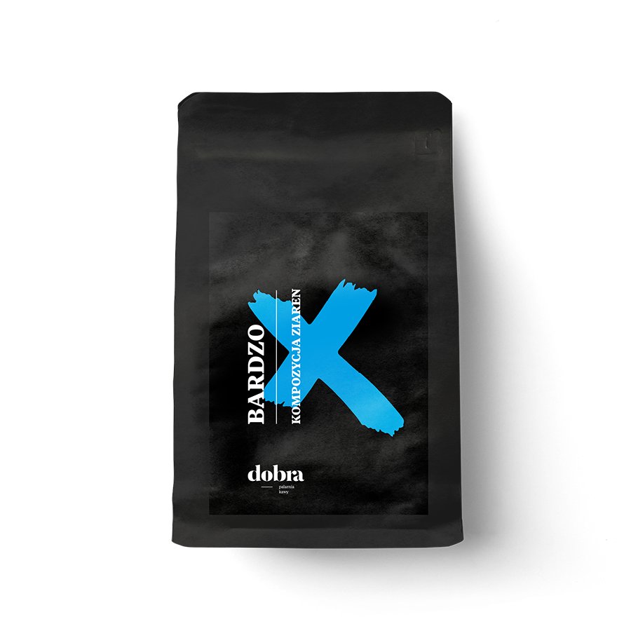 Kompozycja Ziaren Kawy - Bardzo - 250G 100 % Arabika - Dobra Palarnia Kawy