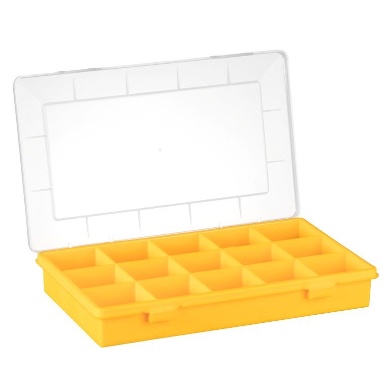Allit Pudełko na drobne elementy Euro+ B 29/15 żółty (457220)