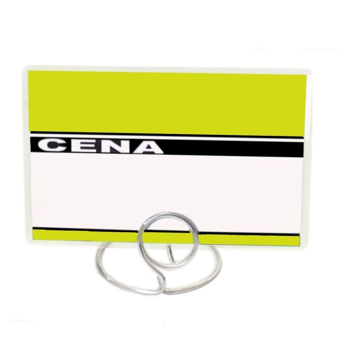 Cenówki Laminowane 60X95 - Żółte 50 Szt.