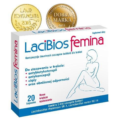 EXELTIS LaciBios Femina 20 kapsułek 8245113