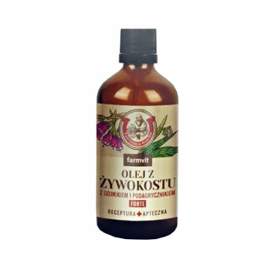 Farmvit Olej żywokostowy z gojnikiem i podagrycznik 100 ml (Farmvit) TT001060