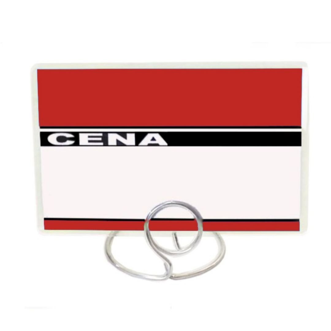 Cenówki Laminowane 60X95 - Czerwone 50 Szt.