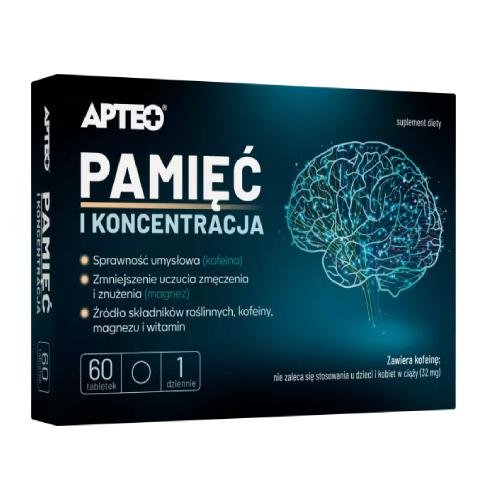 SYNOPTIS PHARMA SP. Z O.O. APTEO PAMIĘĆ I KONCENTRACJA - 60 kaps.