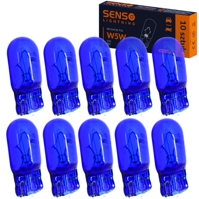 Senso W5W 12V Super White X10Sztuk