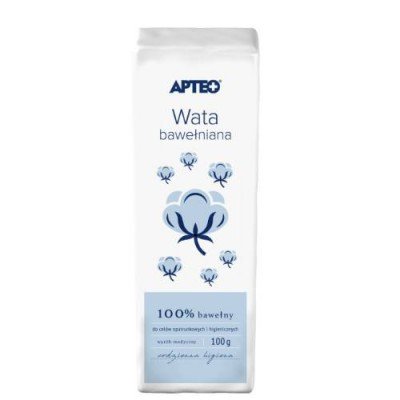 Apteo Apteo Care wata bawełniana 100 g 9084915