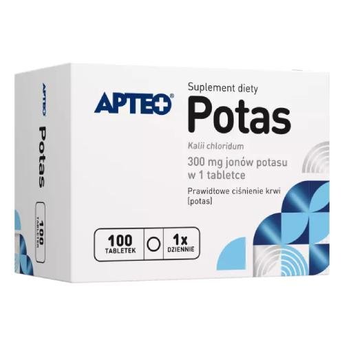 Synoptis PHARMA POTAS APTEO, 100 tabletek Wysyłka kurierem tylko 10,99 zł