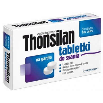 Novascon NOVASCON PHARMACEUTICALS SP Z O.O Thonsilan 30 tabletek