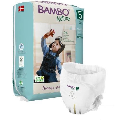 Bambo Nature Pielucho majtki 5 19 szt. 12 18 kg