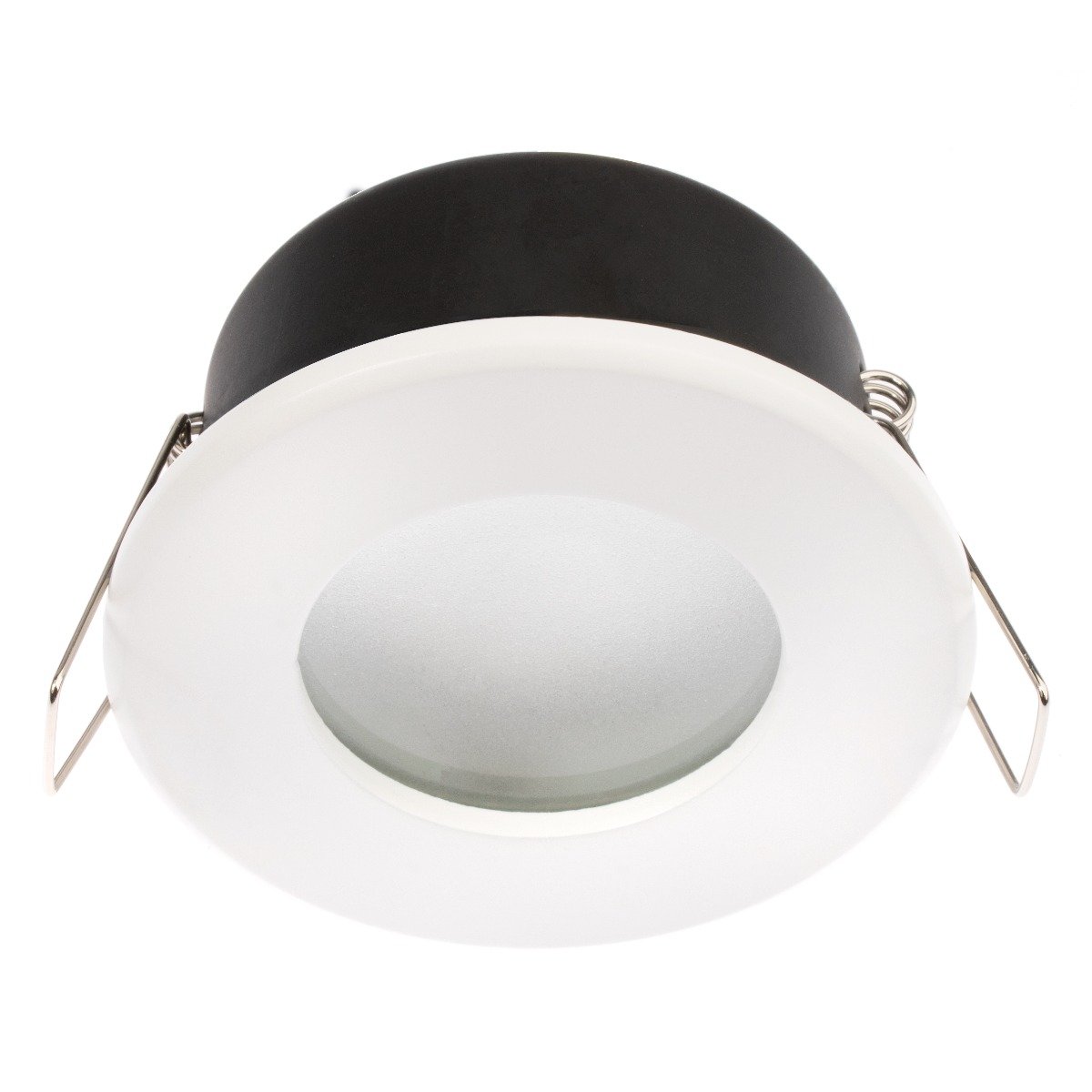 Oprawa Halogenowa Podtynkowa Podbitka Łazienkowa Hermetyczna Aqus Gu10 Lumiled Biała Ip44 Stała