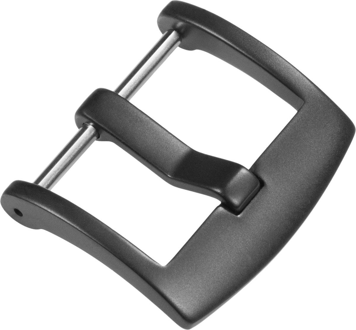 moVear Klamra U1 - 22mm Sprzączka Premium Do Paska Do Zegarka Czarny Matowy, Języczek 4mm