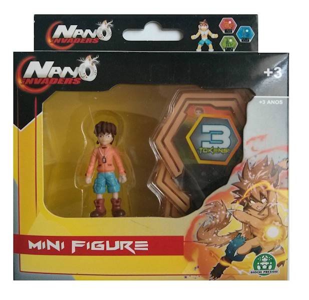 GIOCHI PRECOZI Manga nano Invaders figurka Hikaru +3tokeny 4pak