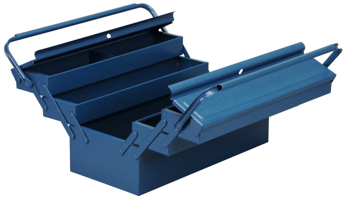 Skrzynka Narzędziowa, Metalowa 5 Części - 460X210X220 Mm