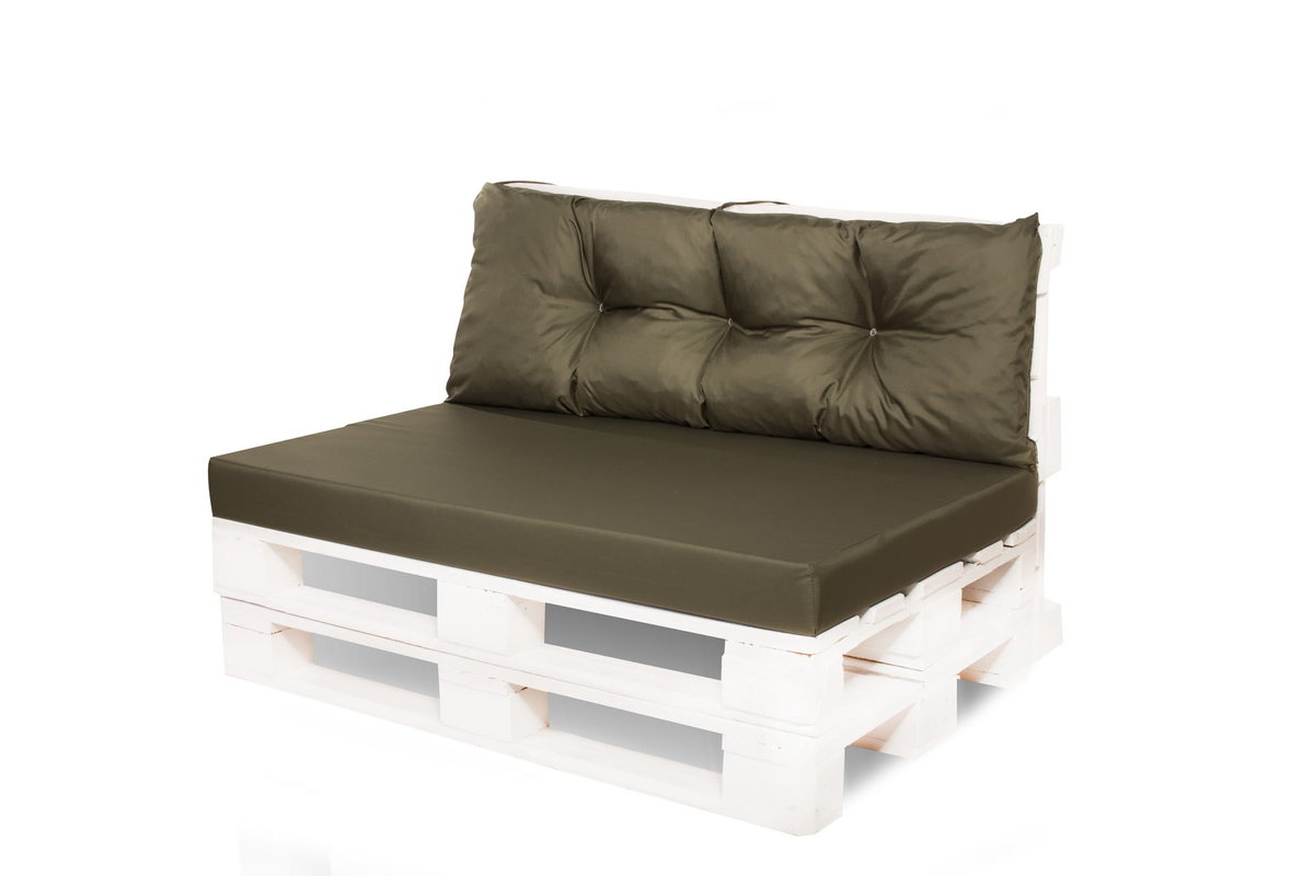 Zestaw Poduszek Na Meble Z Palet: 120X80X40/ Wodoodporne Poduszki Ogrodowe, Kolor Zielony