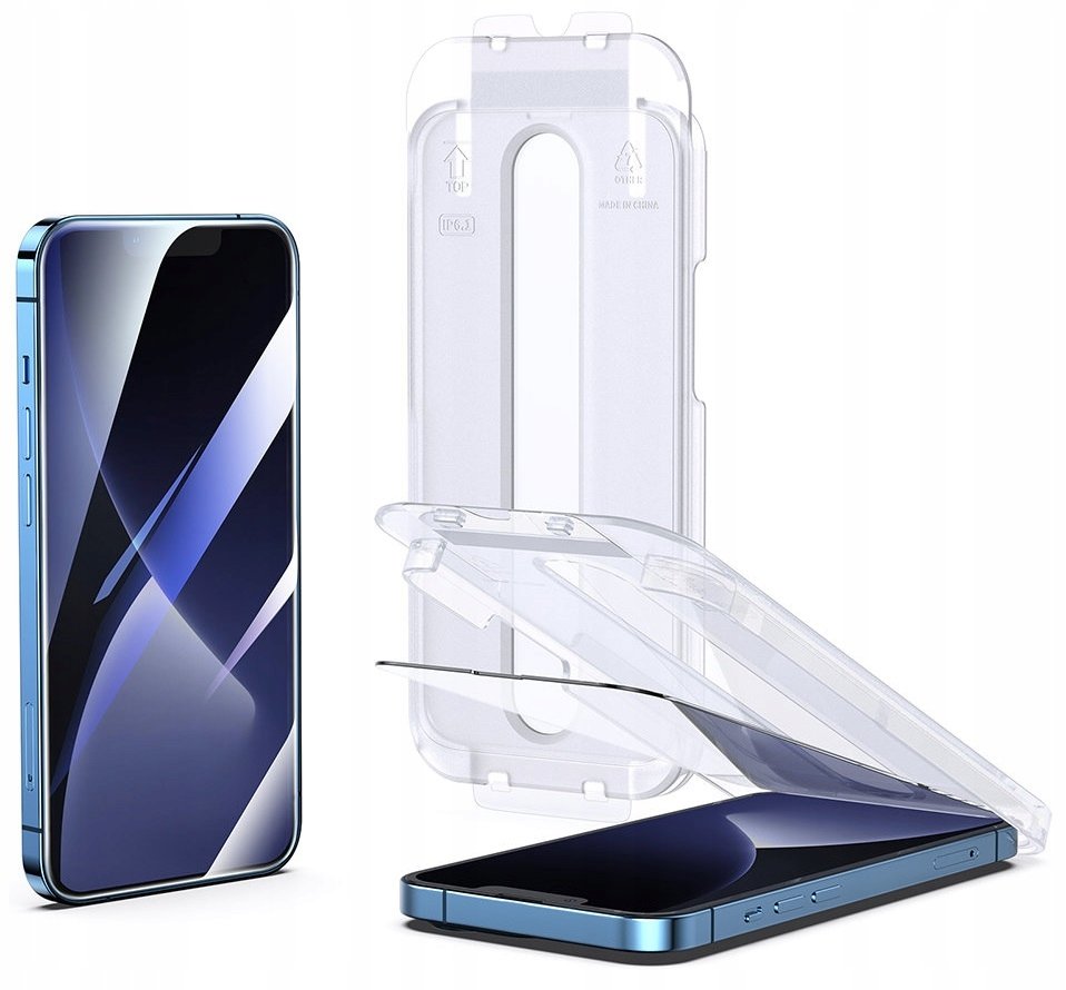 Joyroom Easy Fit szkło hartowane Full Screen ze stelażem montażowym do iPhone 14 Plus (6,7`) (JR-DH11)