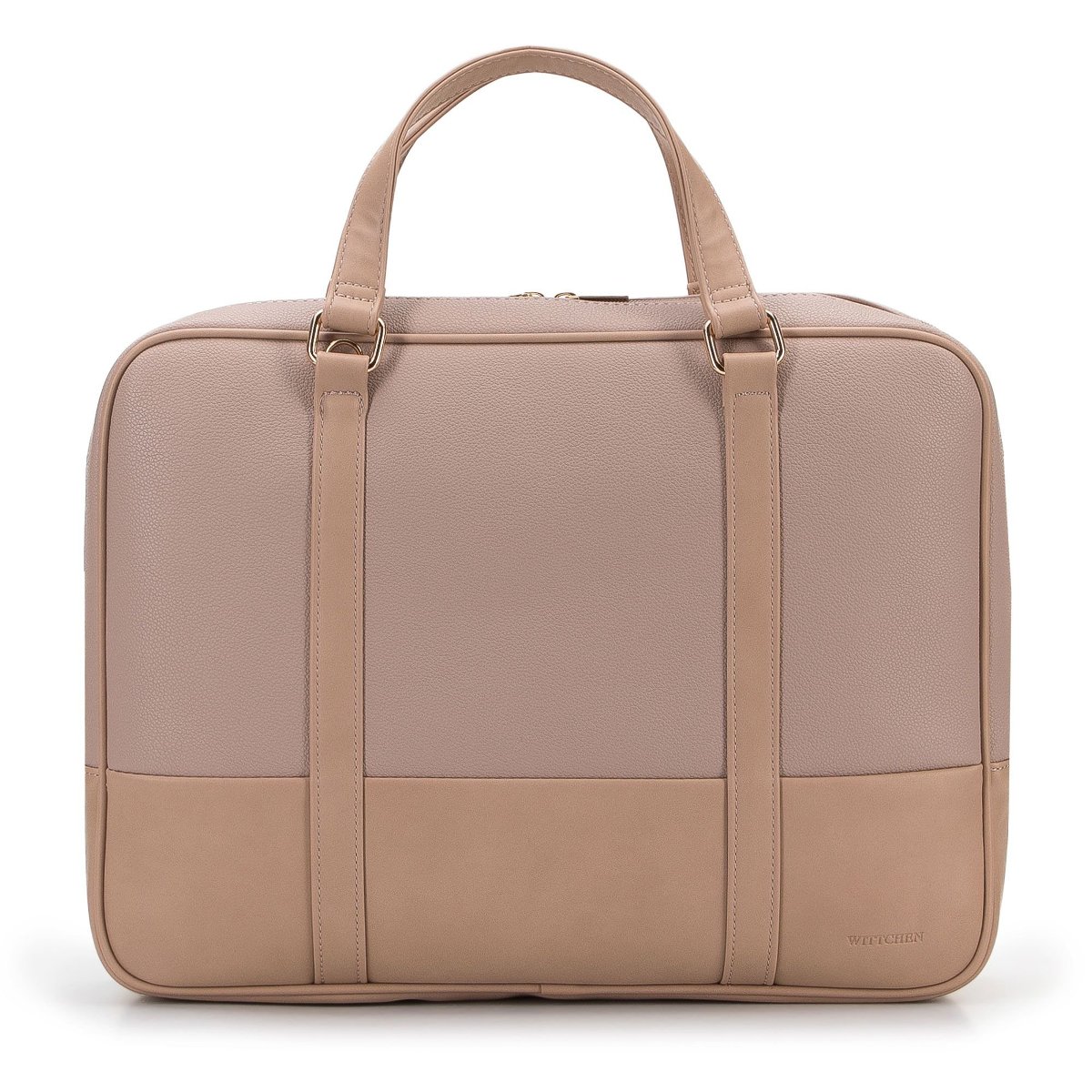 Torba na laptopa 15,6” z ekoskóry o dwóch fakturach dwukomorowa