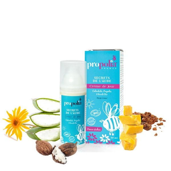 Propolis Propolia Propolia Organiczny Krem na dzień do cery suchej Nagietek, orgarniczne masło shea 50 ml