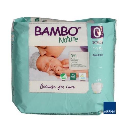 Bambo Nature pieluszki 0 Premature 1 3 kg) 24 szt