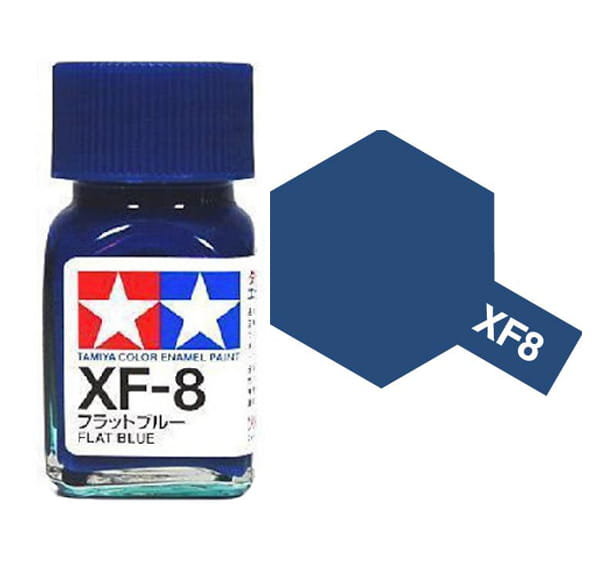 Tamiya Enamel 80308 Xf-8 Flat Blue 10Ml
