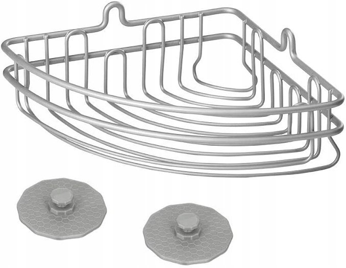 Metaltex Regał narożny Regał Easy Fix Artic 402708141