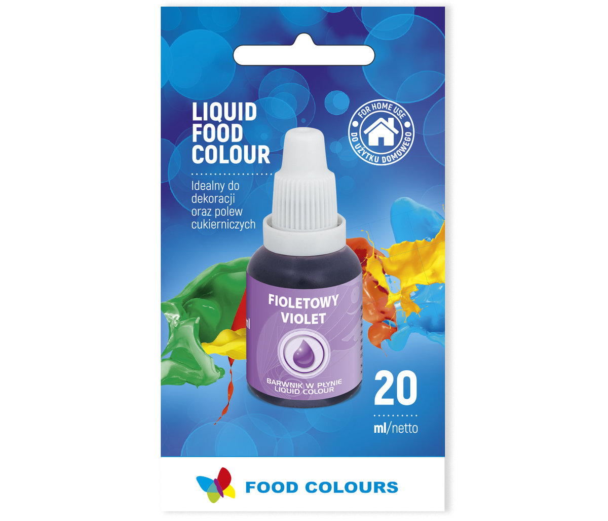 Barwnik Spożywczy W Płynie - Fioletowy - 20 ml