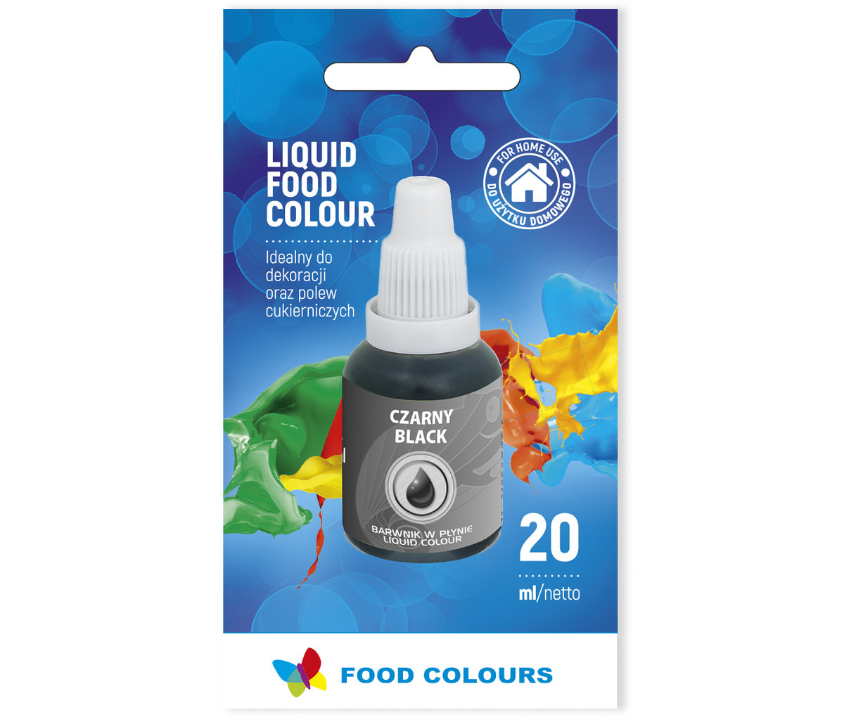 Barwnik Spożywczy W Płynie- Czarny - 20 ml