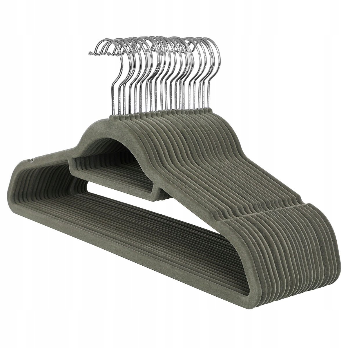 PREMIUM Wieszak wieszaki na ubrania welur 25 szt.