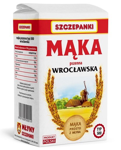 Szczepanki Mąka pszenna typ 500 wrocławska