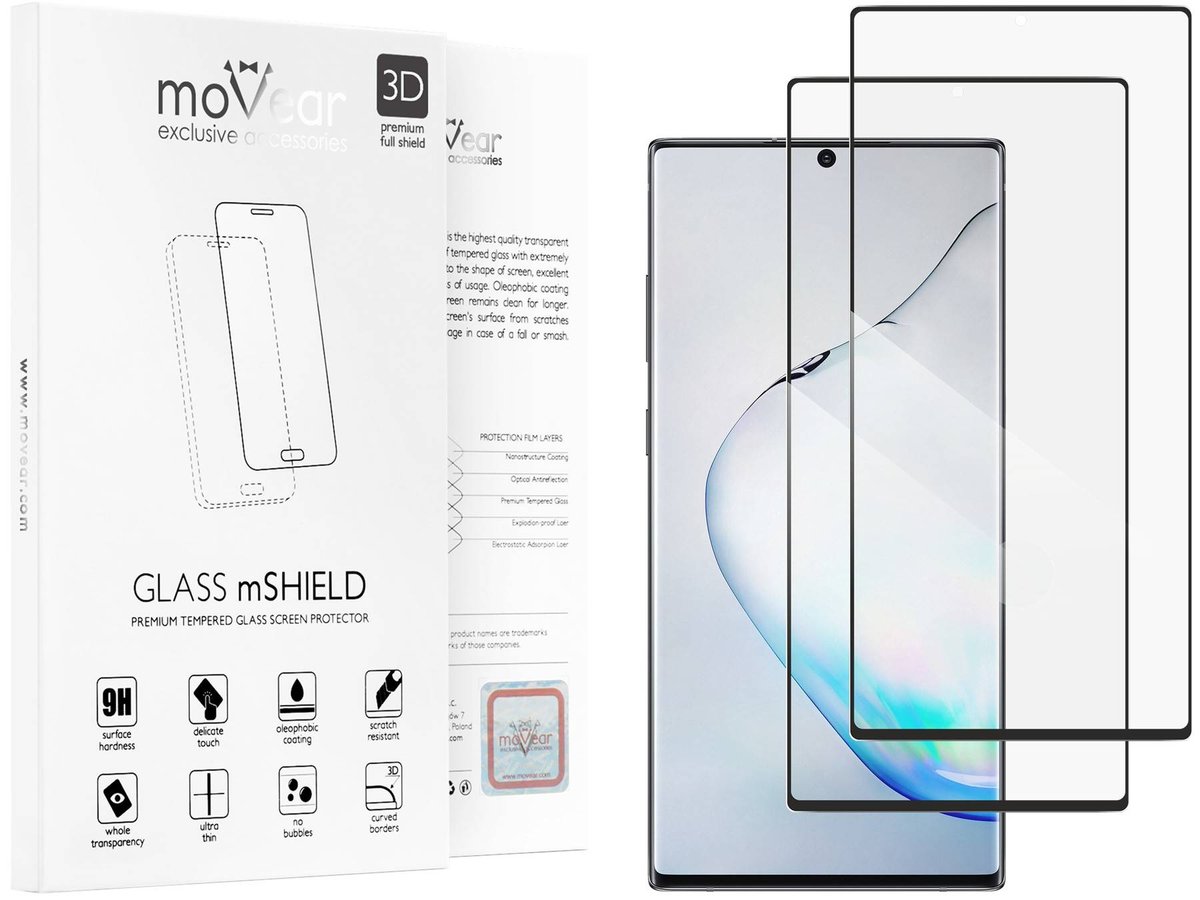 2 Szt. | moVear 3D - Szkło Hartowane Do Samsung Galaxy S22 Ultra (6.8
