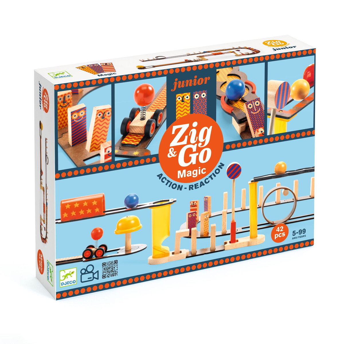 Zestaw Zig & Go Junior Magia 43 Elementy Djeco