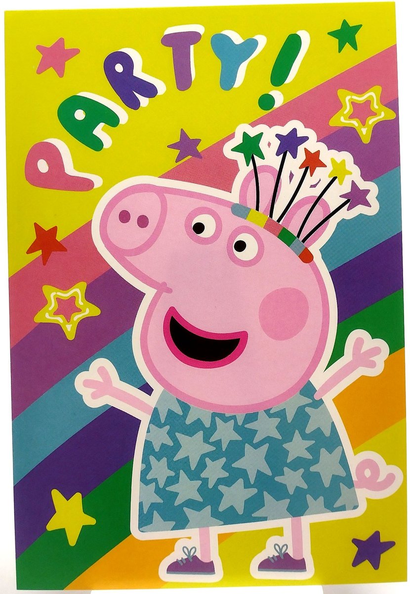 Zaproszenia Urodzinowe Z Kopertami Świnka Peppa.