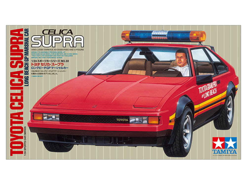 Tamiya 24033 1:24 Toyota Celica Supra Long Beach Gp Marshal Car