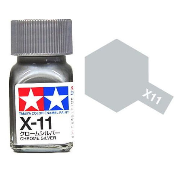 Tamiya Enamel 80011 X-11 Chrome Silver [Gloss] 10Ml