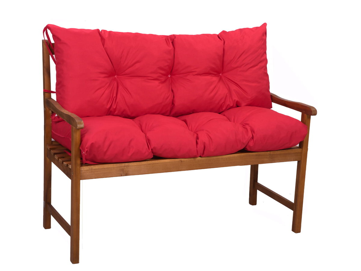 Zestaw Poduszek Na Ławkę Ogrodową I/ Lub Huśtawkę Ogrodową: 120X50cm. (Siedzisko) + 120X40cm. (Oparcie)/ Wodoodporne Pikowane Poduszki Ogrodowe, Kol..