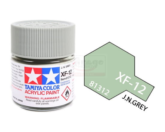 Tamiya Acrylic 81312 Xf-12 J.N. Grey 23Ml [Matt]