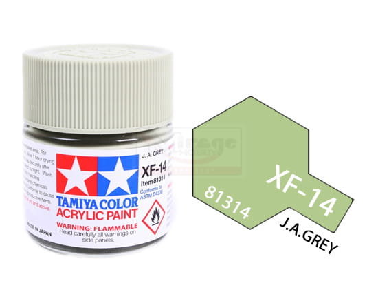 Tamiya Acrylic 81314 Xf-14 J.A. Grey 23Ml [Matt]