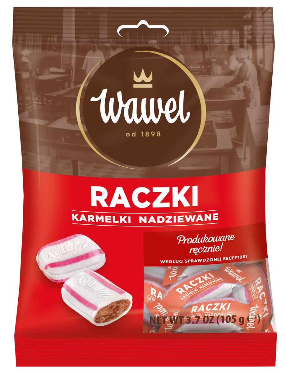 Cukierki Karmelki Raczki Wawel 105G